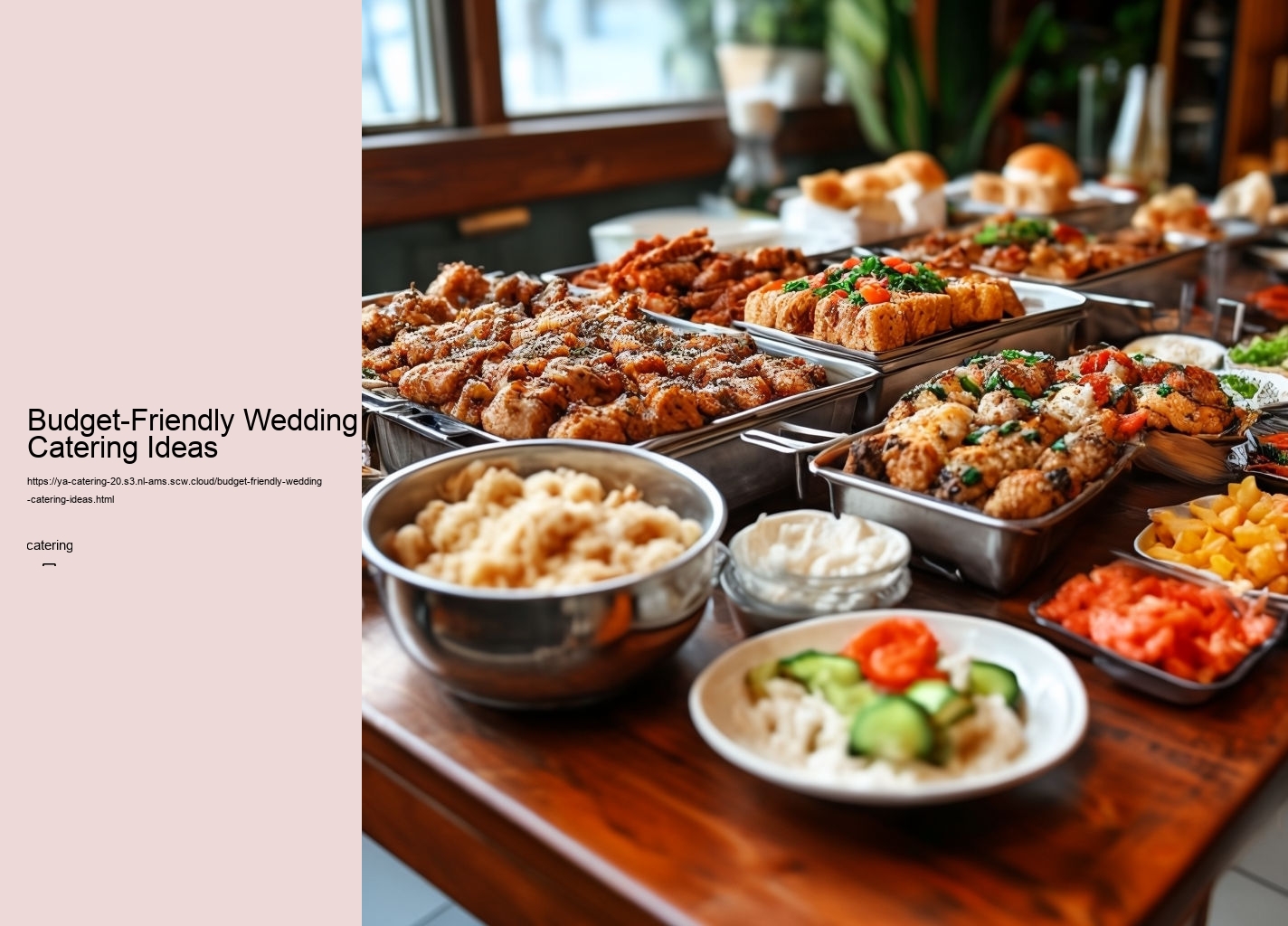 Budget-Friendly Wedding Catering Ideas