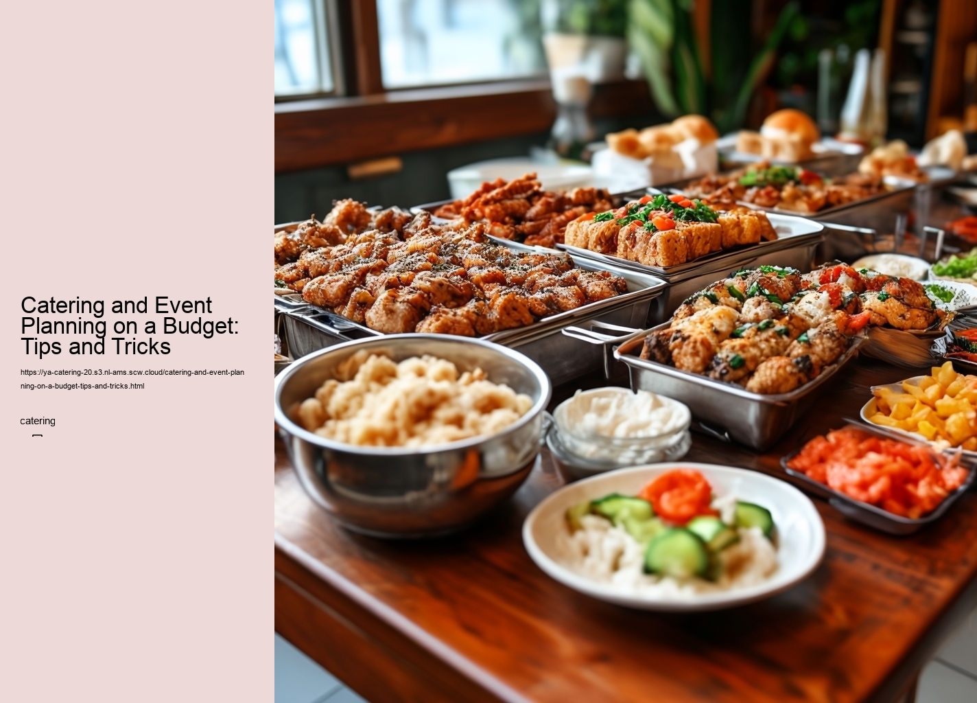 Catering and Event Planning on a Budget: Tips and Tricks