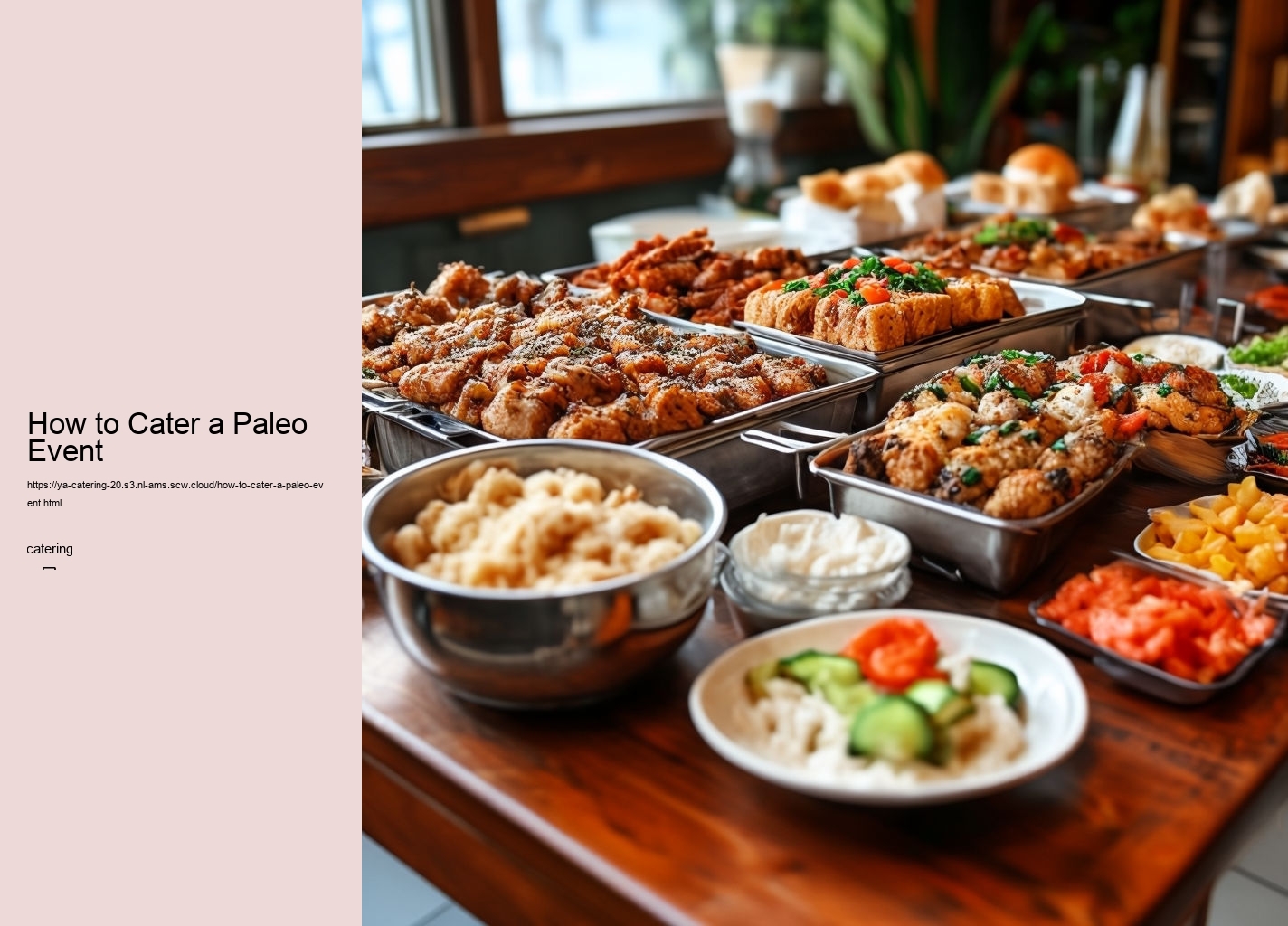 How to Cater a Paleo Event