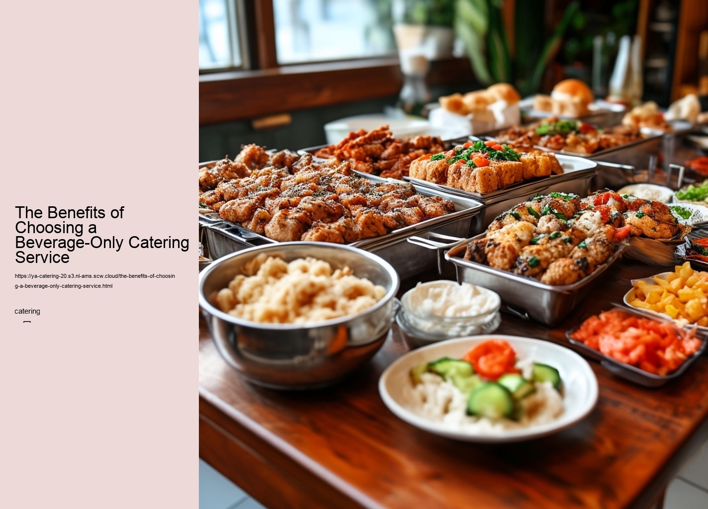 The Benefits of Choosing a Beverage-Only Catering Service